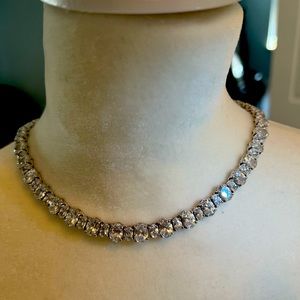 Heavy Swarovski crystal necklace looks like diamonds 💎